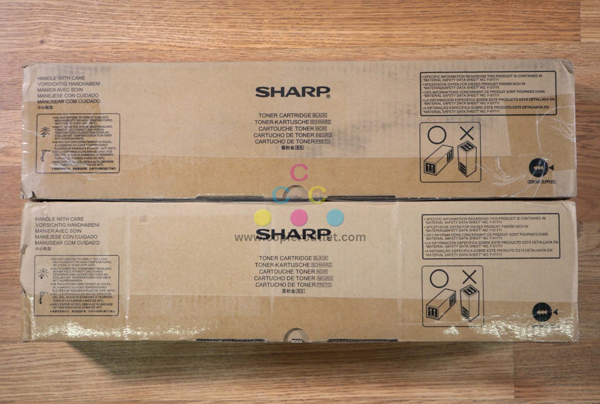 Lot of 2 Sharp MX-500NT K Toner Cartridge MX-M283N, MX-M363N, MX-M453N, MX-M503N - copier-clearance-center