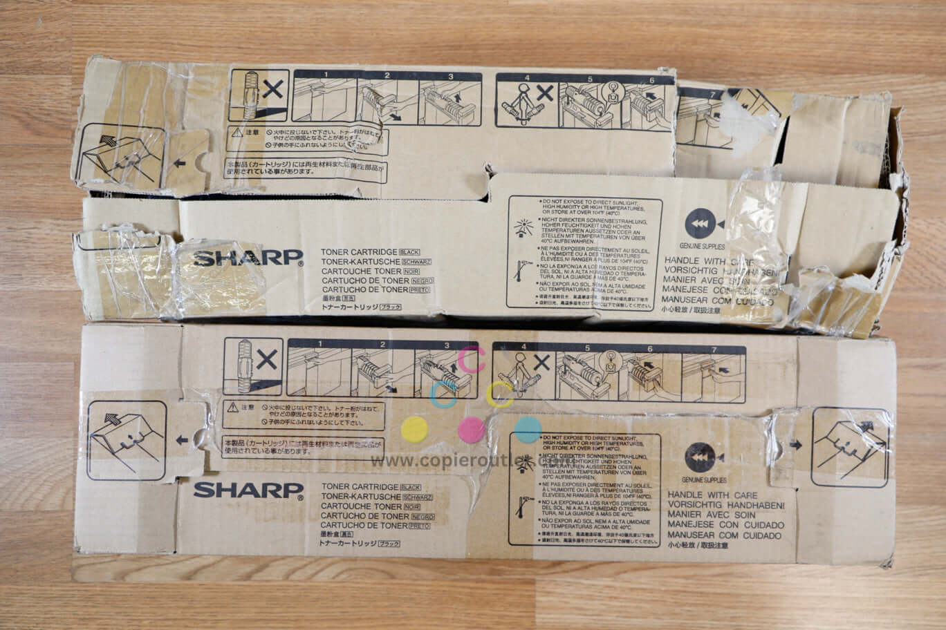 Lot of 2 Sharp MX-850NT Black Toner Cartridge MX-M1100/MX-M950 Same Day Shipping
