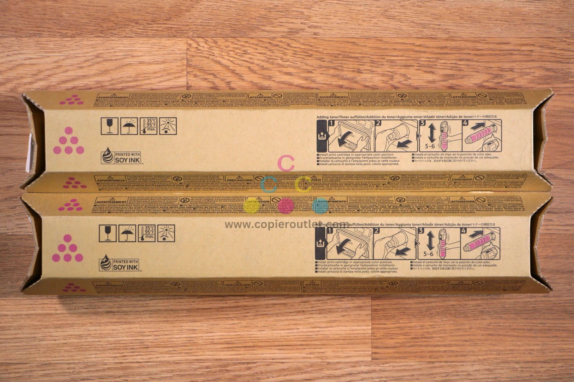 Genuine Ricoh MP C305 MM Toner Cartridges MP 305SP, 305SPF -EDP: 841592 - copier-clearance-center