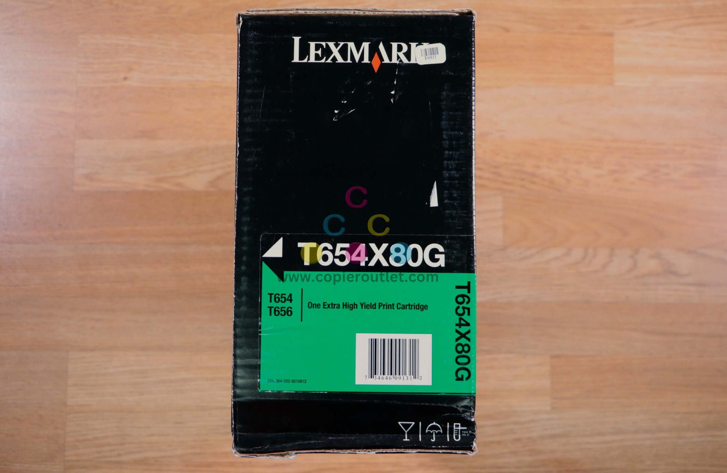 Genuine Lexmark T654X80G Black Extra High Yield Print Cart. T654/T656 Same Day!! - copier-clearance-center