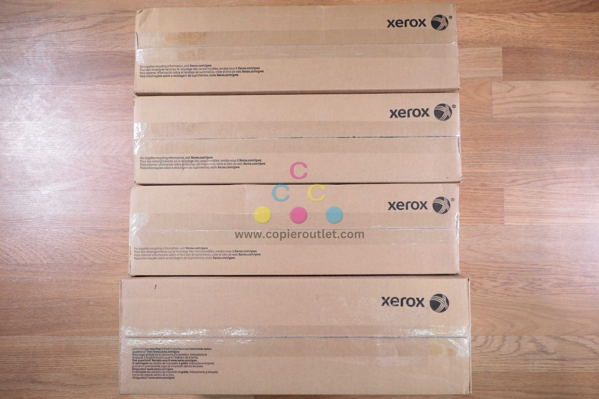 Lot of 4 Xerox 013R00655,56 Color Drum Cartridges Digital Color Press 700, 700i - copier-clearance-center