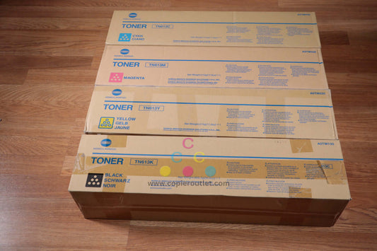 OEM Konica TN613 CMYK Toner Set For BH C452/C552/C652 Same Day Ship