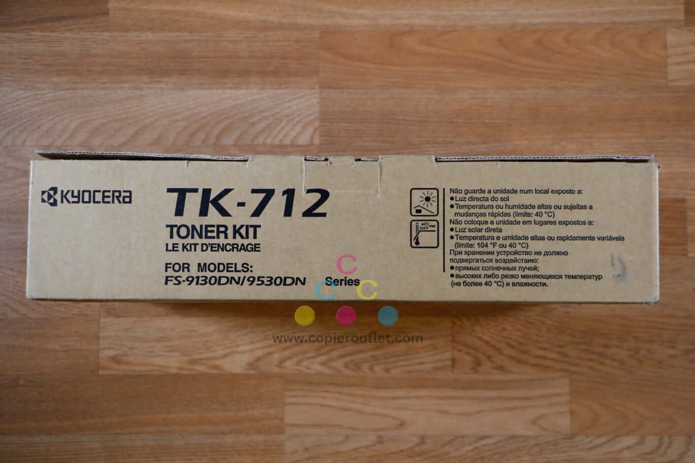 Genuine Kyocera FS-C9130DN/9530DN TK-712 Black Toner Kit Same Day Shipping!!