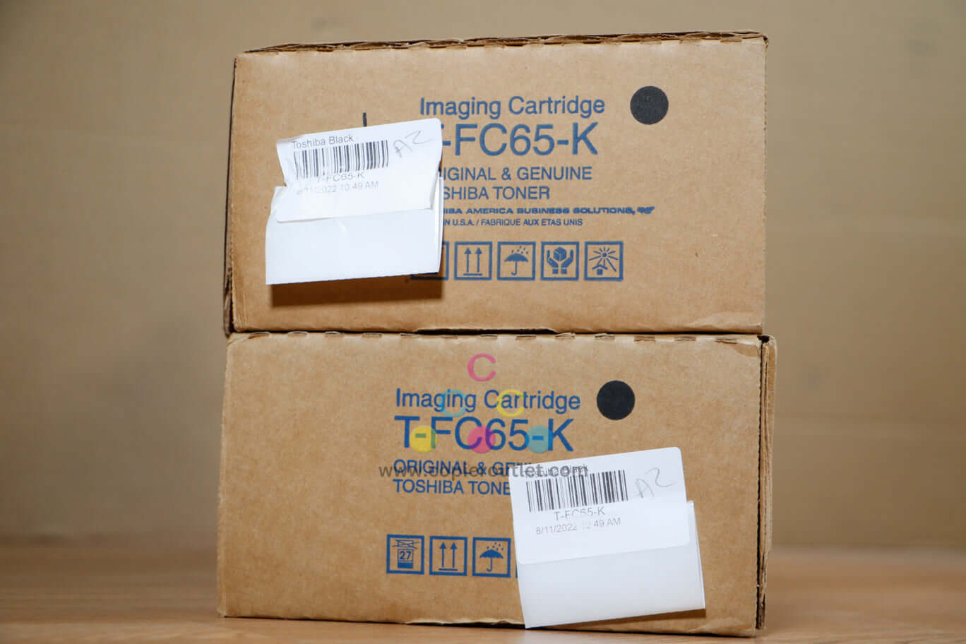 Lot Of 2 Toshiba T-FC65 K Toner Cartridge eSTUDIO 5540C/6550CT Same Day Shipping