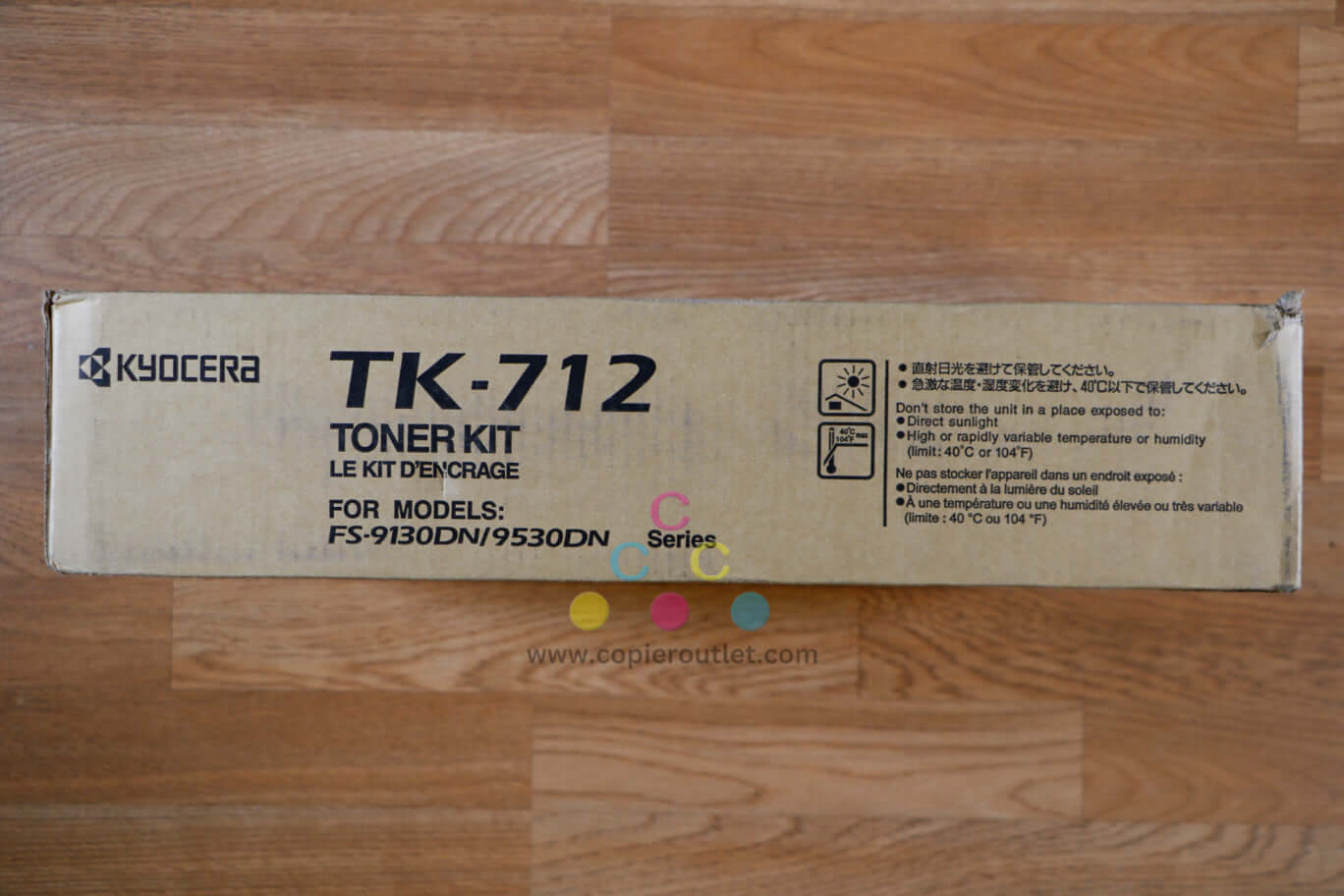 Genuine Kyocera FS-C9130DN/9530DN TK-712 Black Toner Kit Same Day Shipping!!