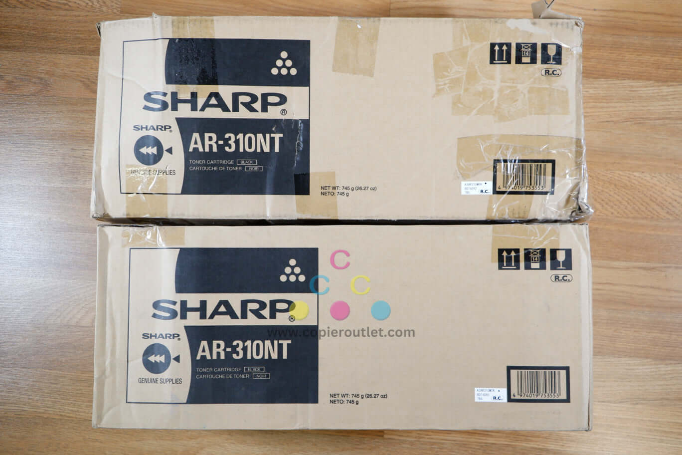 Lot of 2 Sharp AR-310NT Black Toner Cartridges AR235/ARN275 Same Day Shipping!!!