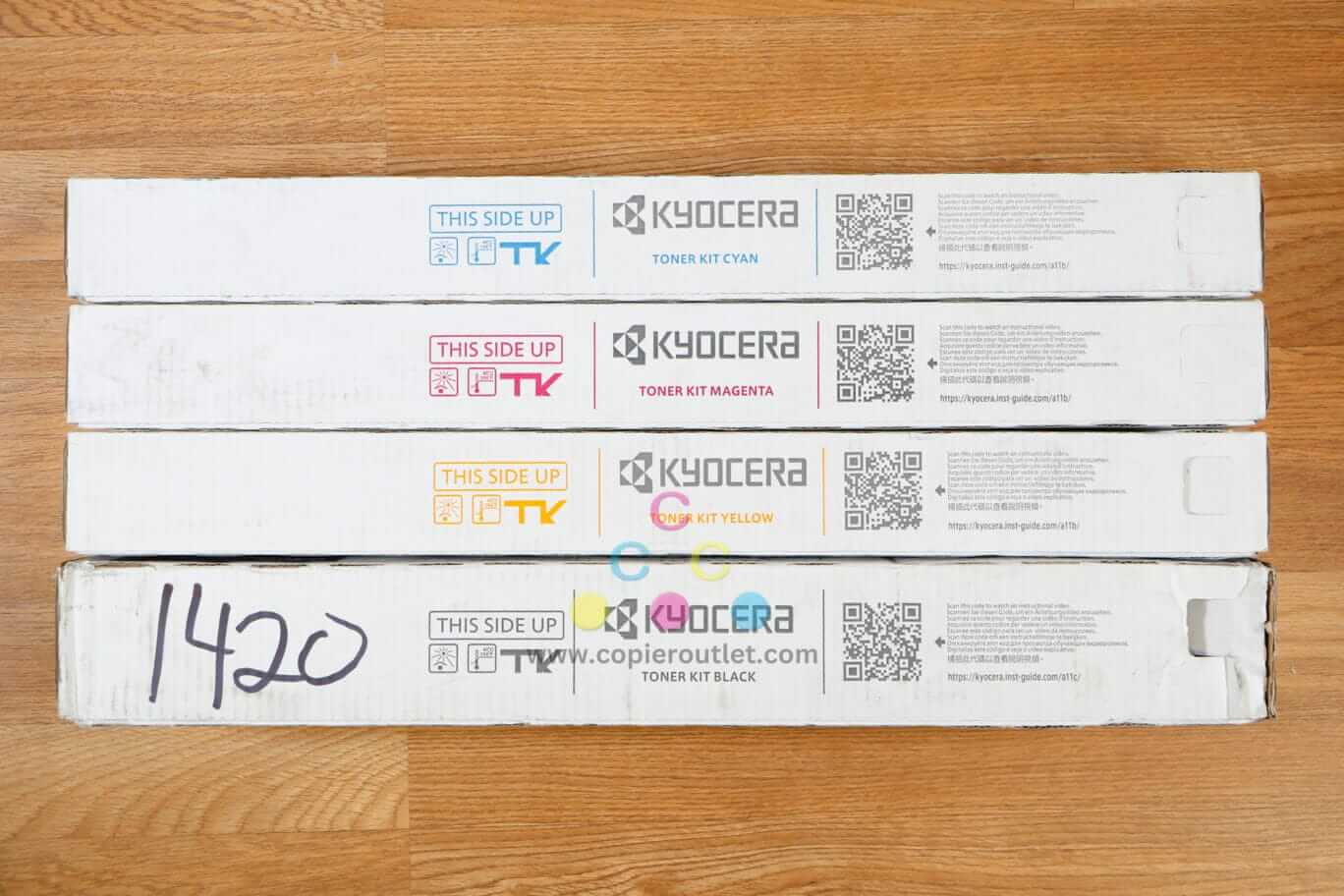 Genuine Kyocera TK-8517 CMYK Toner Set TASKalfa 5052ci/6053ci Same Day Shipping!