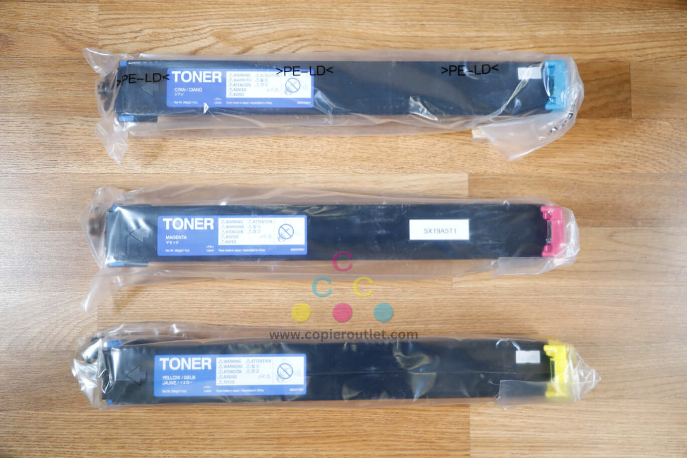 Open Konica Minolta TN210 CMY Toner Cartridges BizHub C250/C252P Same Day Ship!!