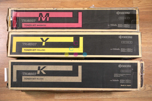 Kyocera TK-8507 MY & K(Open) Toner Kits TASKalfa 4550ci/ 4551ci/ 4551ci/ 5551ci - copier-clearance-center