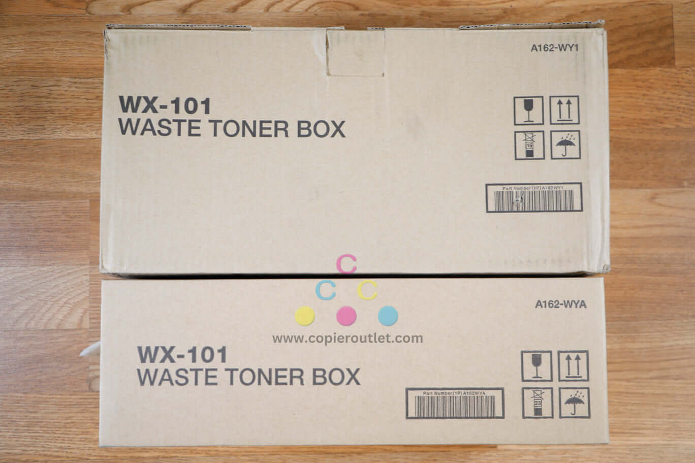 Lot of 2 Konica Minolta WX-101 Waste Toner Box BizHub C220/C360 Same Day Ship!!!