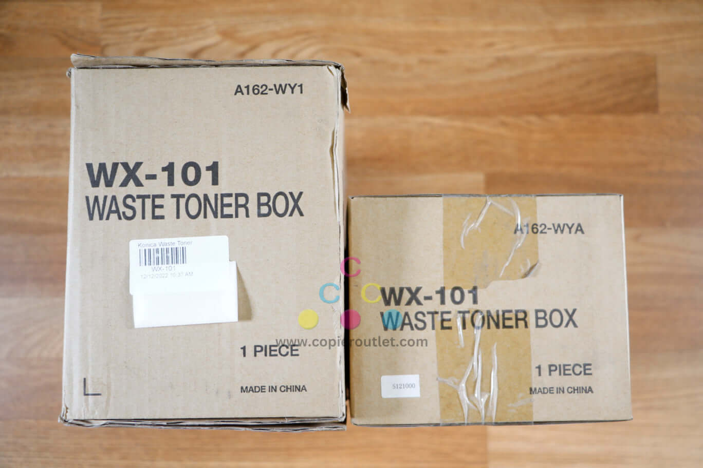 Lot of 2 Konica Minolta WX-101 Waste Toner Box BizHub C220/C360 Same Day Ship!!!