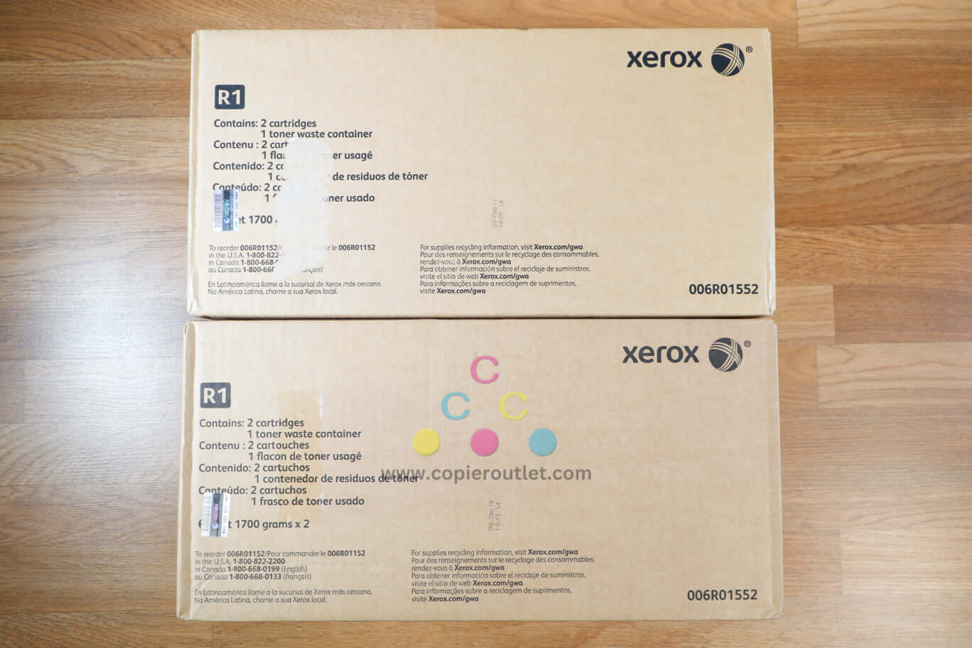 Lot of 2 OEM Xerox 006R01552 Black Toner Workcentre 5865/5875/5890 Same Day Ship