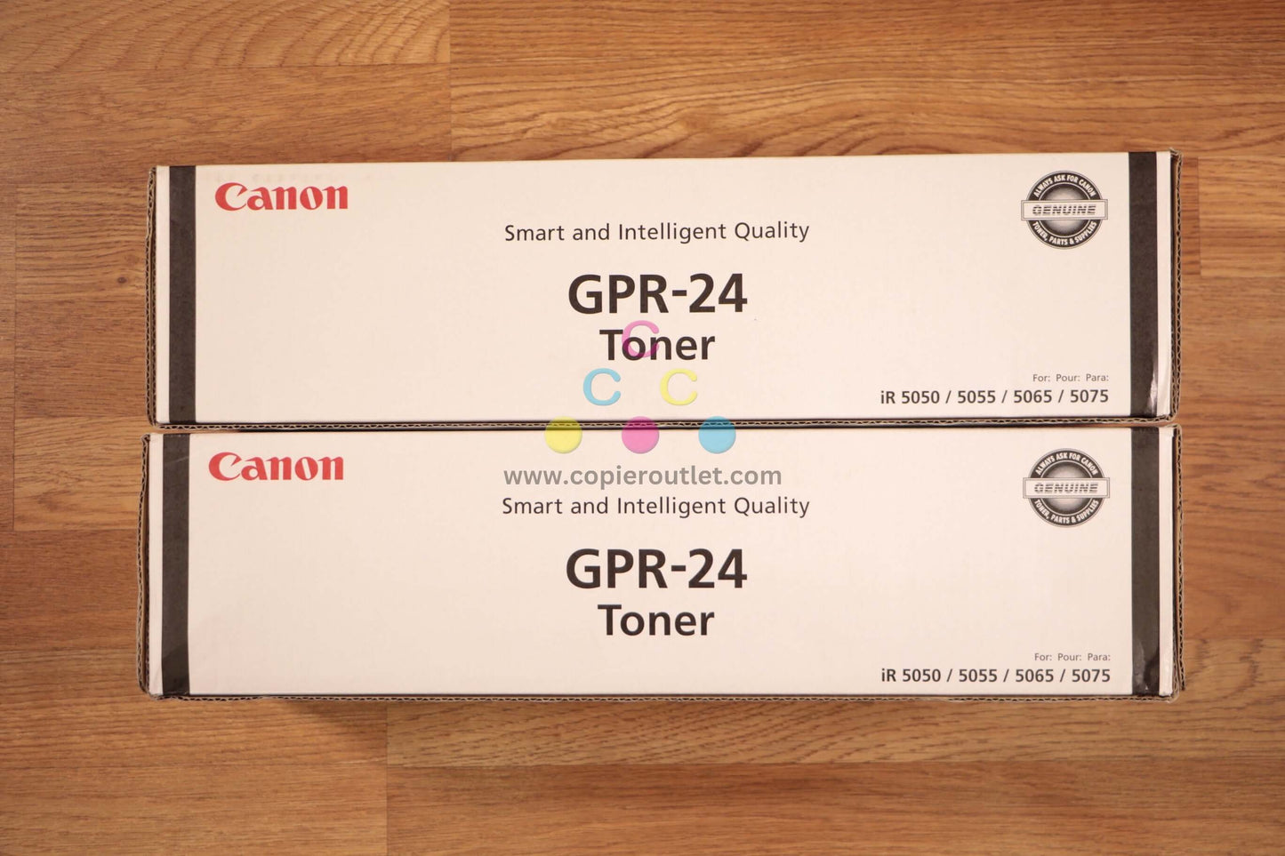 Lot of 2 Canon GPR-24 Black Toner Cartridges iR 5050/ 5055/ 5065/ 5075 Same Day! - copier-clearance-center