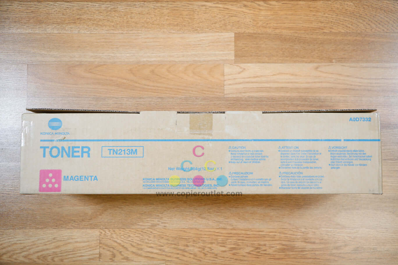 Open Konica Minolta TN213 M Toner Cartridge BizHub C203/C253 Same Day Shipping!!