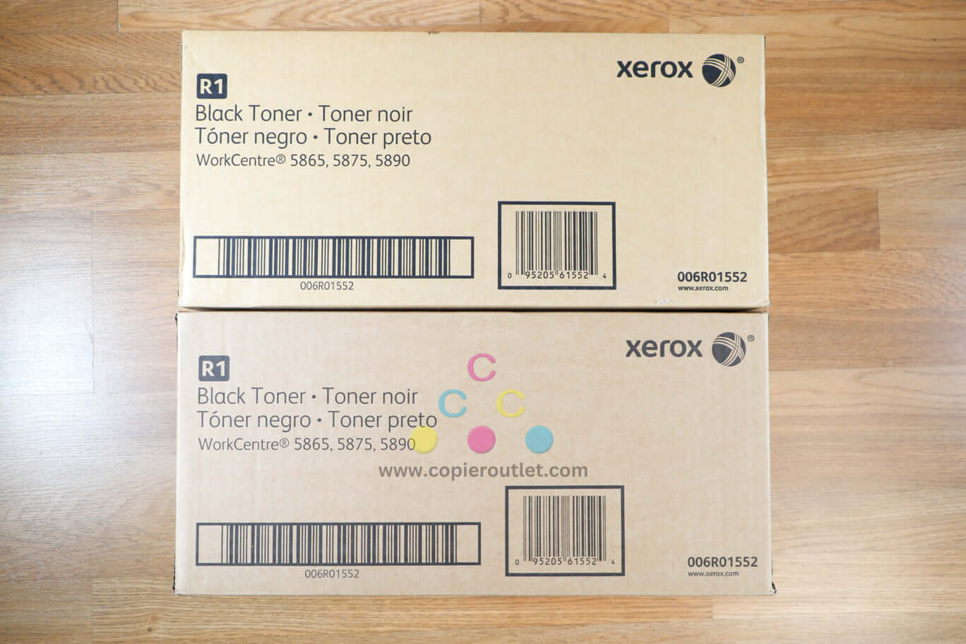 Lot of 2 OEM Xerox 006R01552 Black Toner Workcentre 5865/5875/5890 Same Day Ship