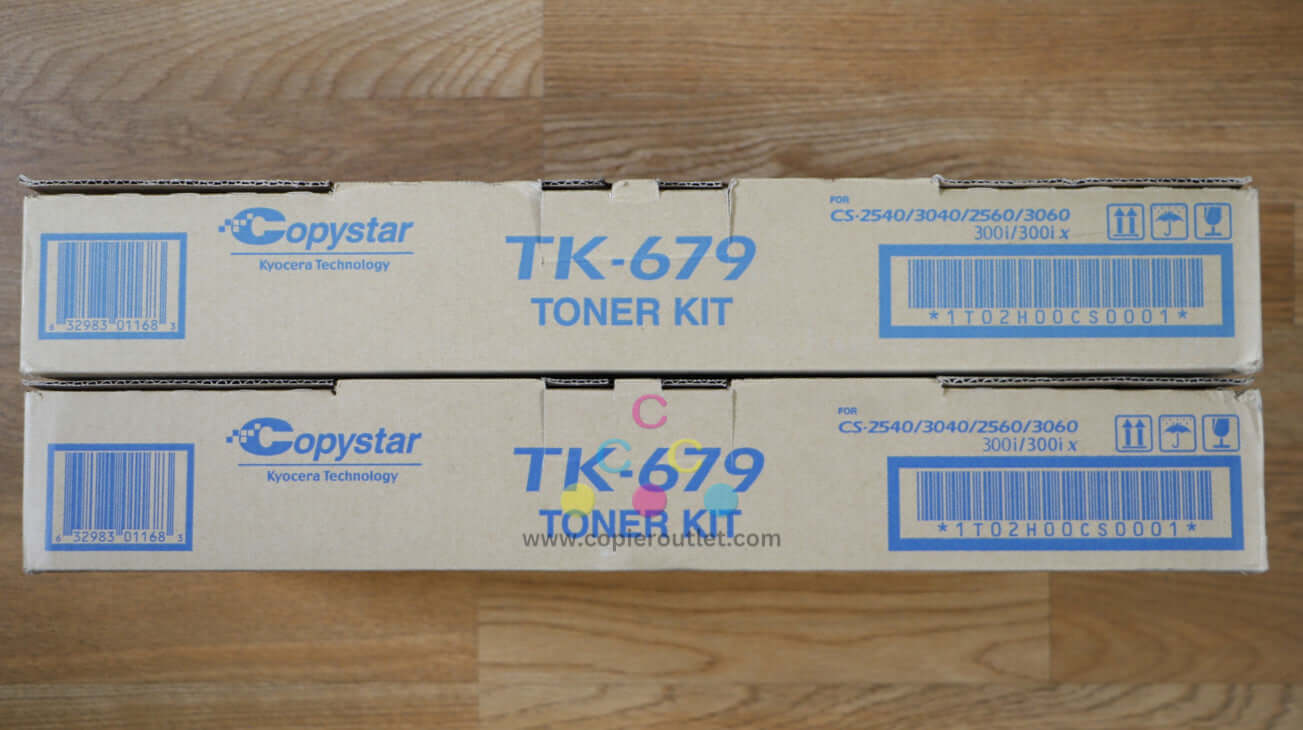 Lot of 2 Copystar CS-2540/3040/CS-2560/3060/300i TK-679 Toner Kit Same Day Ship!