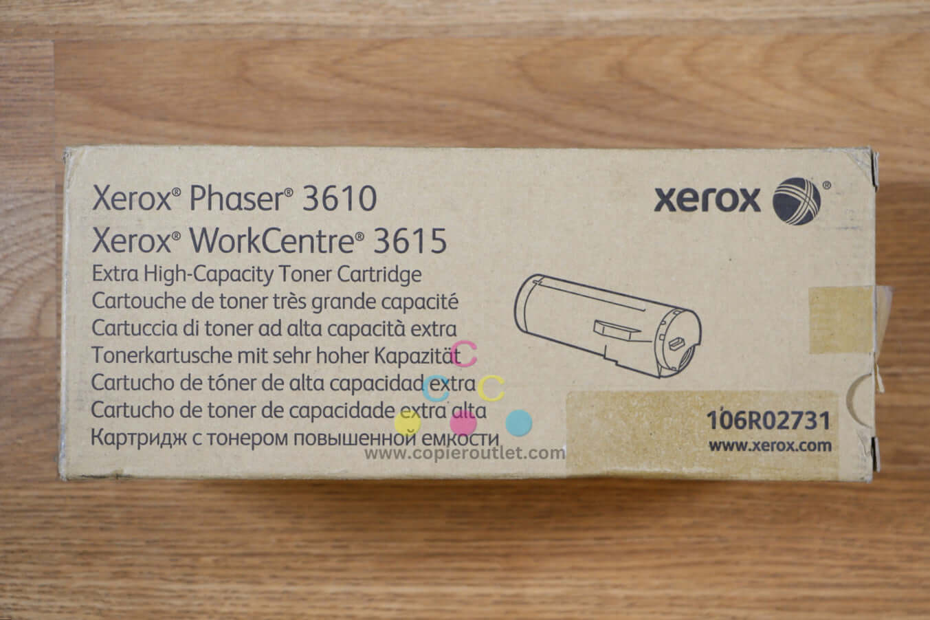 Open Xerox 106R02731 Phaser 3610 Extra High-Cap Toner WC 3615 Same Day Shipping!