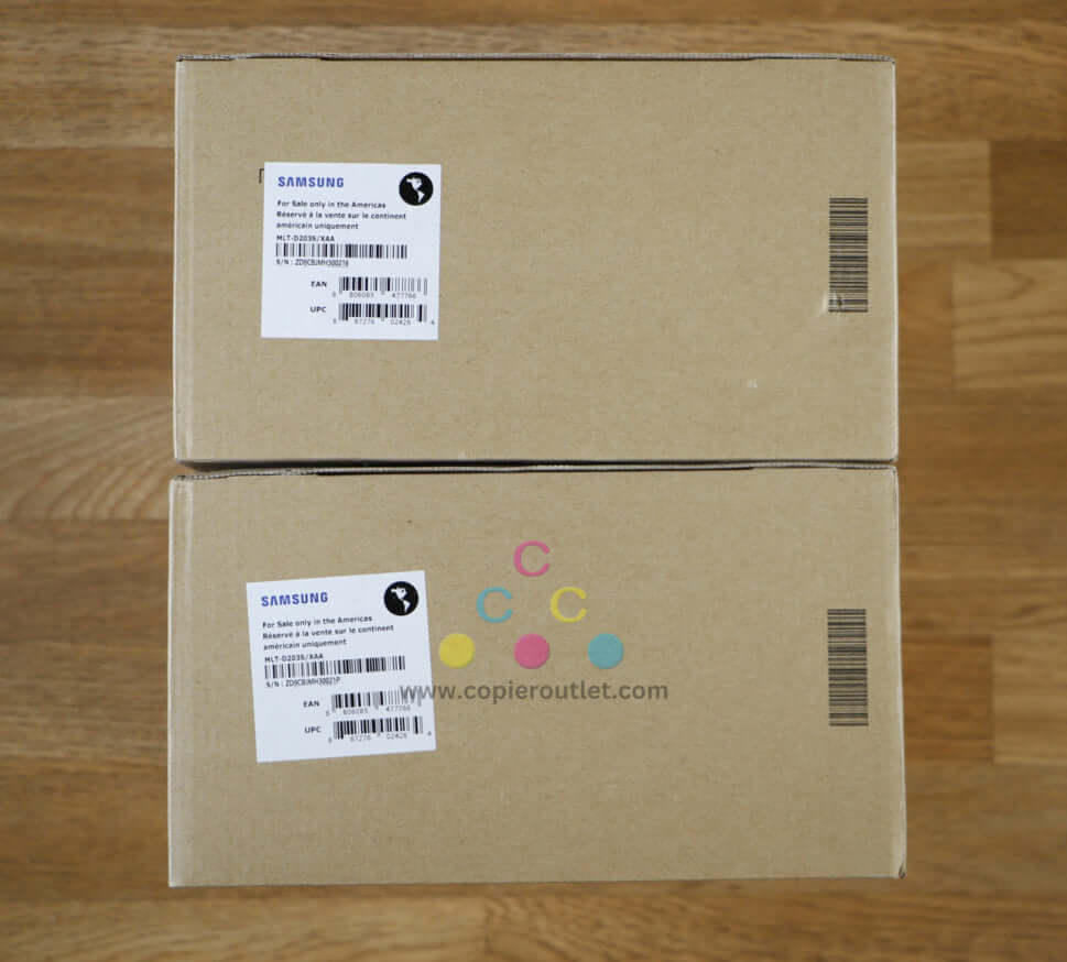 2 Genuine Samsung MLT-D203S Black Ex. Hi. Yield Toner Cartridge Same Day Shipping