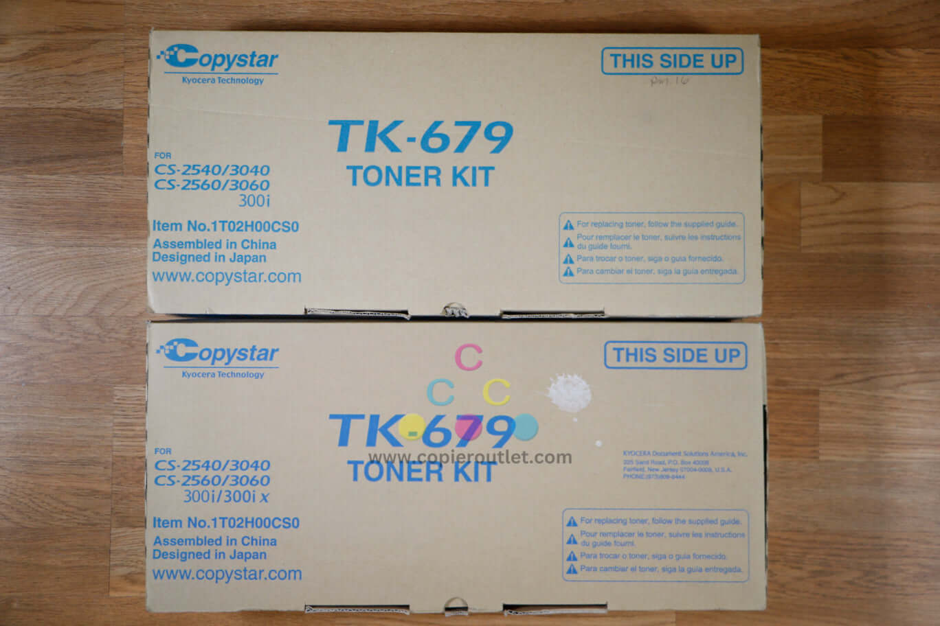 Open Lot of 2 Copystar CS-2540/3040/CS-2560/3060/300i TK-679K Toner Kit