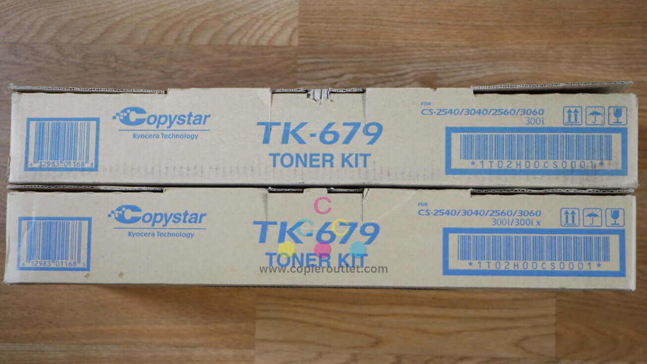 Open Lot of 2 Copystar CS-2540/3040/CS-2560/3060/300i TK-679K Toner Kit