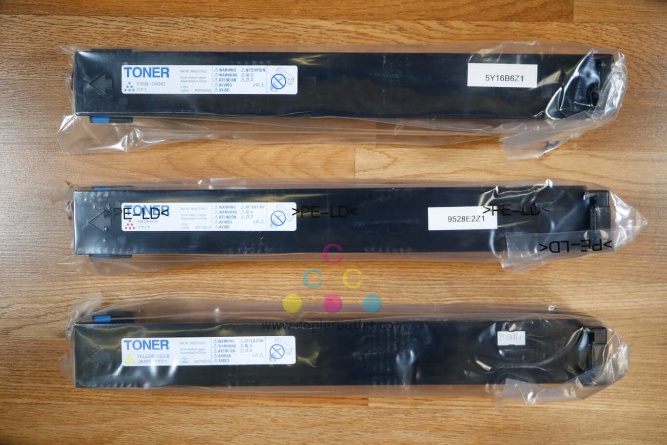 Open Konica Minolta TN213 CMY Toner Cartridges BizHub C203/C253 Same Day Ship!!!