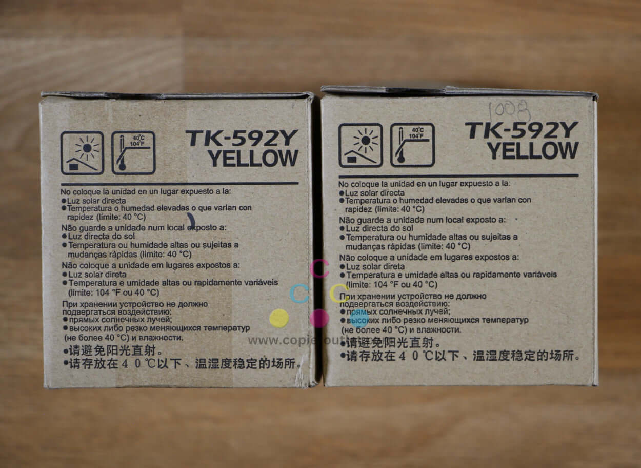 Genuine Kyocera ECOSYS M6026cidn/FS-C5250DN TK-592 (2)Yellow Toner Kit Free Ship