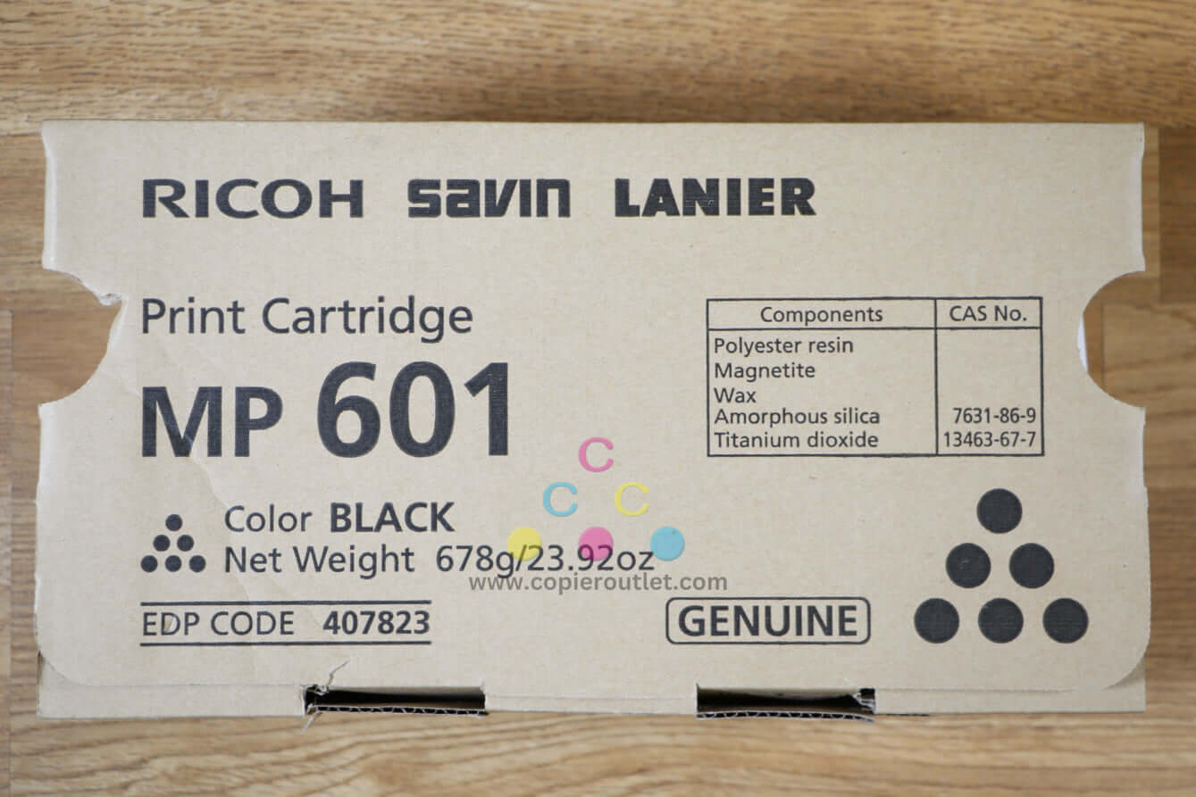 Open Ricoh MP 601 Black Print Cartridge 407823 501SPF/5310DN Same Day Shipping!!