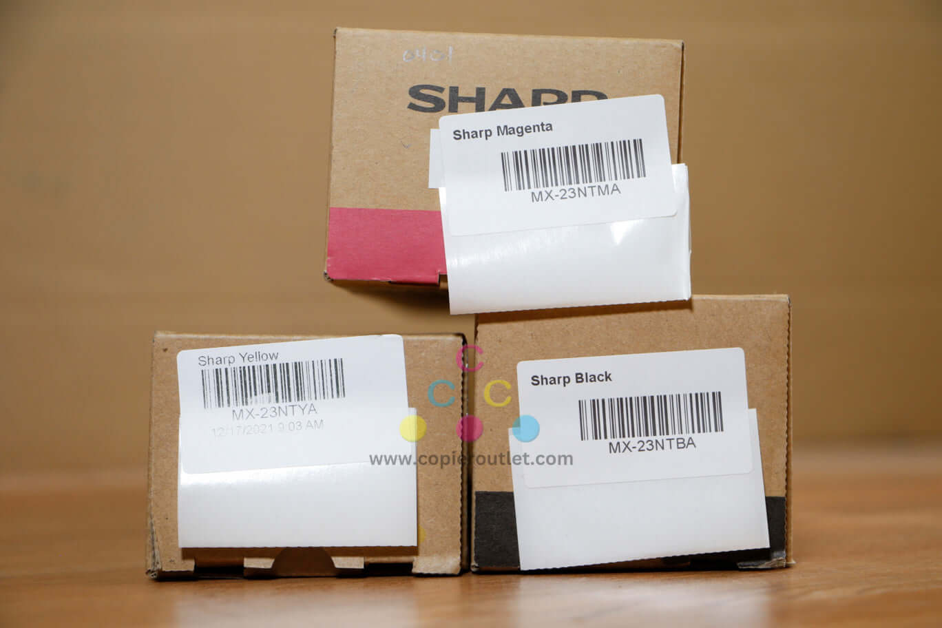 Genuine Sharp MX-23NT MYK Toner Cartridges MX-2310U/MX-3116N Same Day Shipping!!