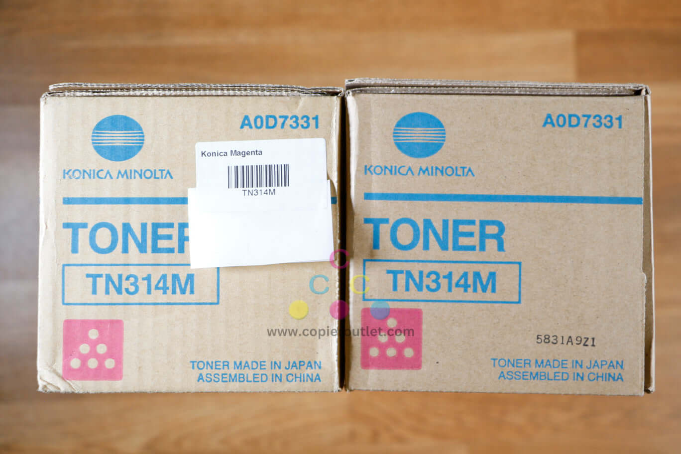 Genuine Konica Minolta TN314 MM Toner Cartridges BizHub C353/C353P Same Day Ship
