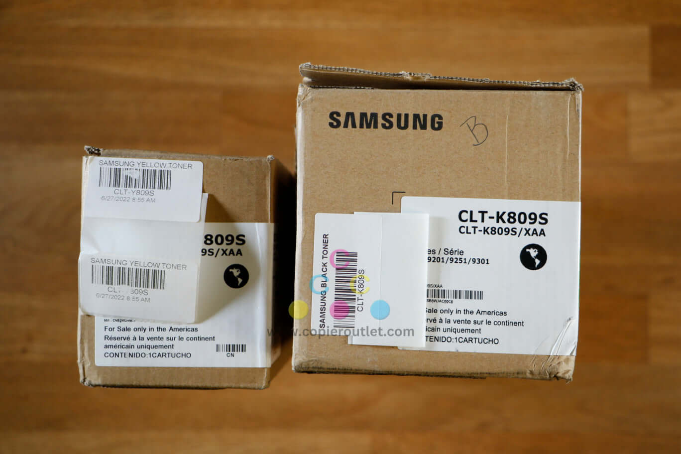 Samsung MultiXpress CLX-9201NA CLT-809S YK Toner Cartridges Same Day Shipping!!!