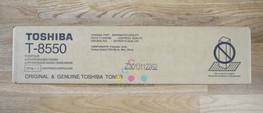 Genuine Toshiba T-8550U Black Toner Cartridge e-STUDIO 555/555SE Same Day Ship!!