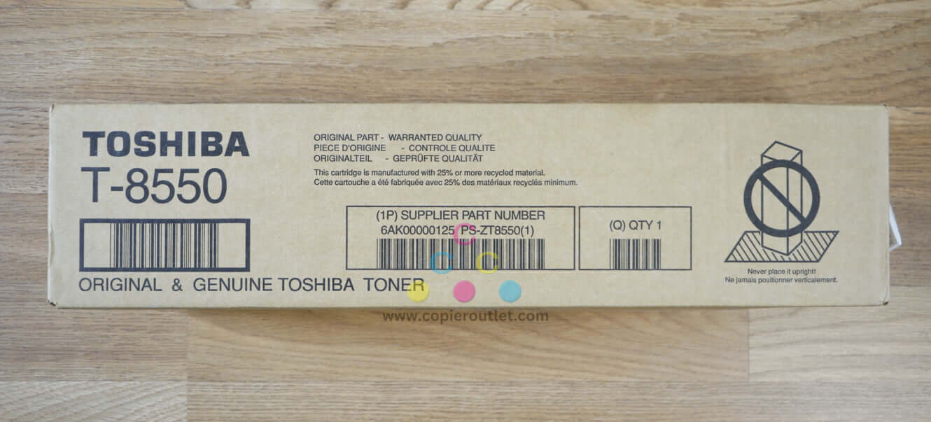 Genuine Toshiba T-8550U Black Toner Cartridge e-STUDIO 555/555SE Same Day Ship!!