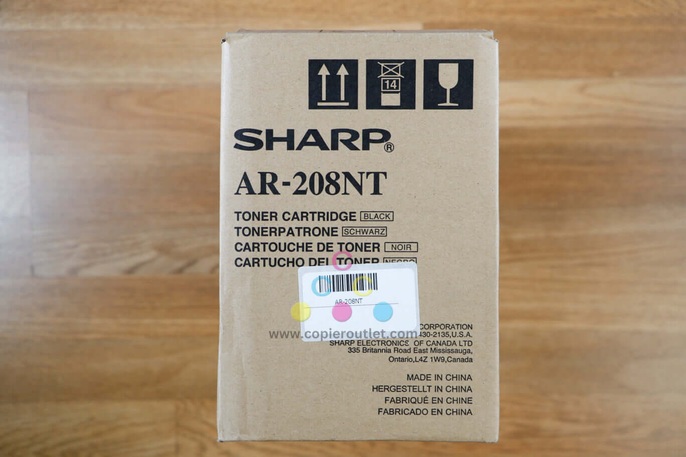 Cosmetic Sharp AR-208NT Black Toner Cartridge AR-208D/AR-208S Same Day Shipping!