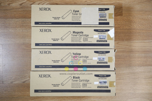 Xerox Phaser 7760 7760/7760GX CMYK 106R01160/61/62/63 Toner Cart. Same Day Ship!