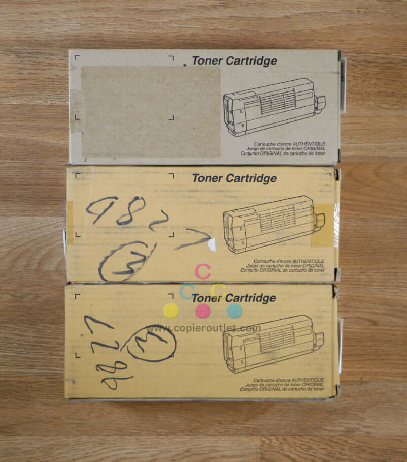 OKI 52123803, 52123801, 52123804 MPS711C CYK Toner Cartridges Same Day Shipping!