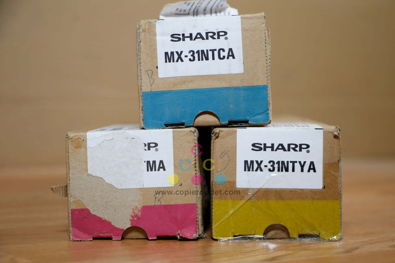 Genuine Sharp MX-31NT CMY Toner Cartridges MX-2600N/MX-5001N Same Day Shipping!!