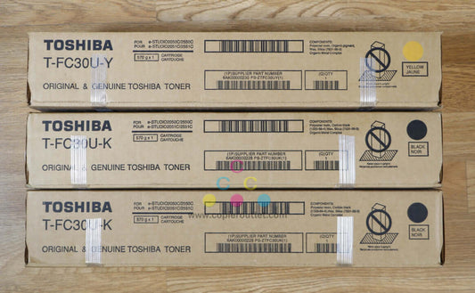 Genuine Toshiba T-FC30U YKK Toner Cartidges e-STUDIO 2050C/2551C Same Day Ship!!