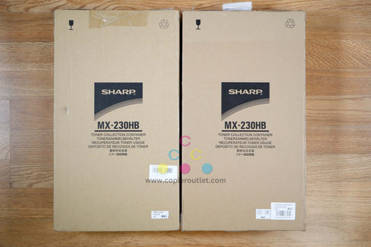 Lot of 2 Sharp MX-230HB Waste Toner Container MX-2310U/MX-3640N Same Day Shipping