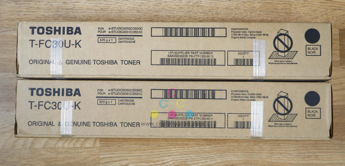 Genuine Toshiba T-FC30U KK Toner Cartidges e-STUDIO 2050C/2551C Same Day Ship!!!