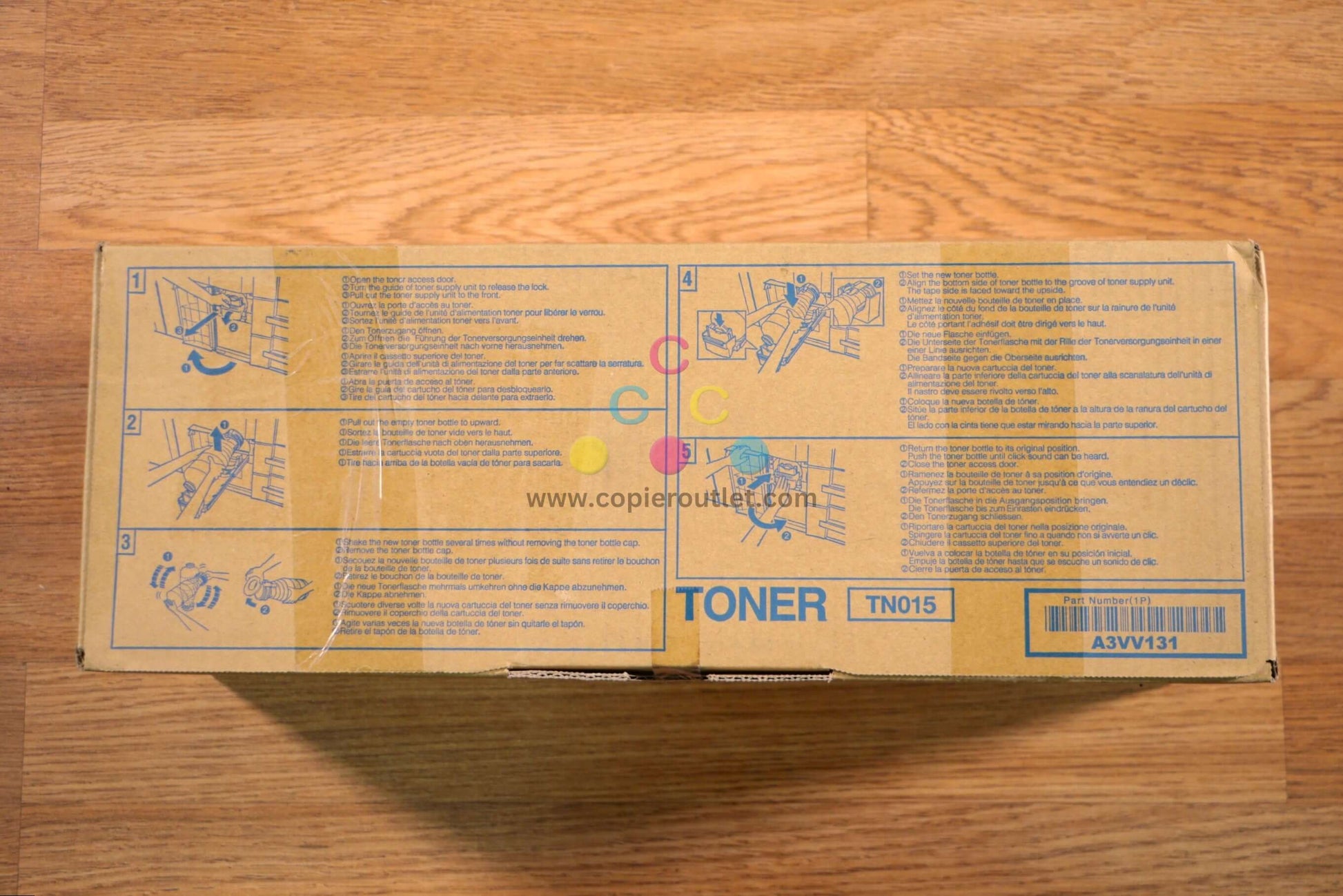 Konica Minolta TN015 Black Toner Cartridge A3VV131 Bizhub Pro 951 Same Day Ship! - copier-clearance-center