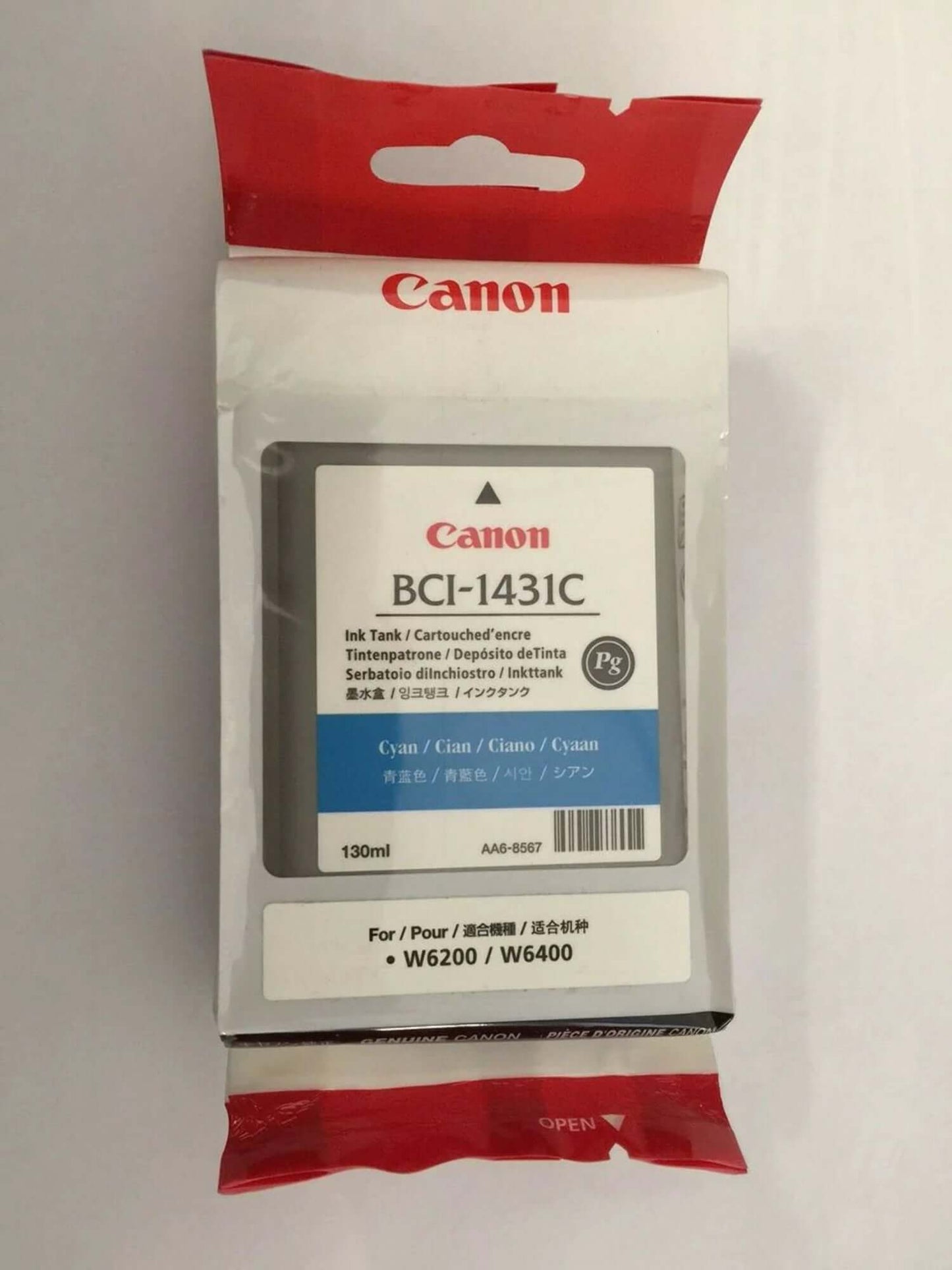Genuine Canon BCI-1431C Cyan Ink  - 8970A001[AA] For W6200 W6400 Priority Mail!! - copier-clearance-center