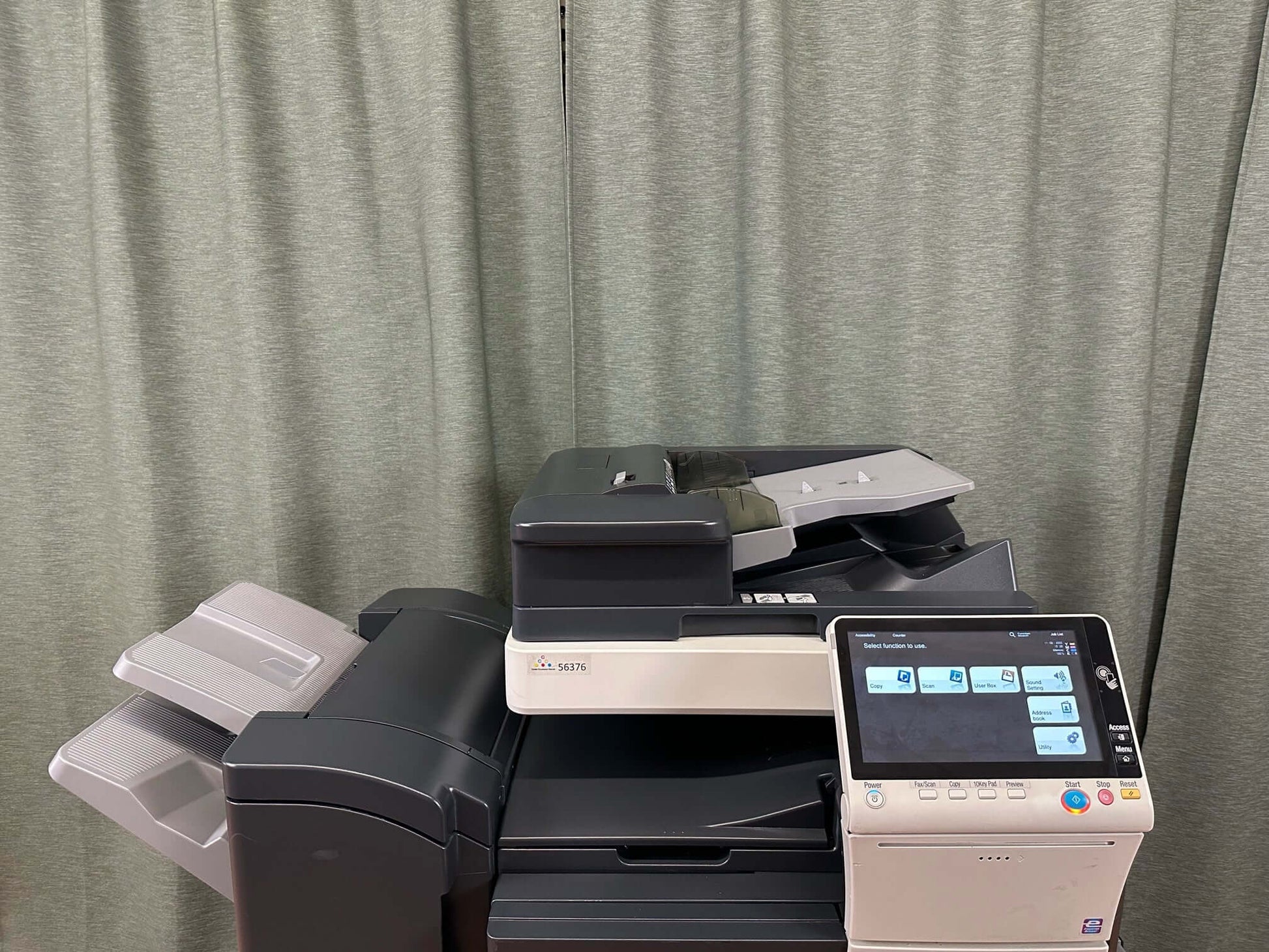 Konica Minolta Bizhub C659 Copier Printer Scanner Fax Booklet Finisher Low Use 75K - copier-clearance-center