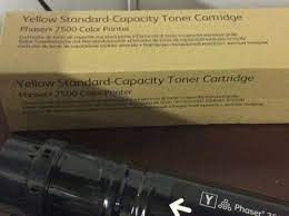 Used Yellow Xerox Phaser 7500 106R01438 High Capacity Toner - FedEx 2Day Air!! - copier-clearance-center