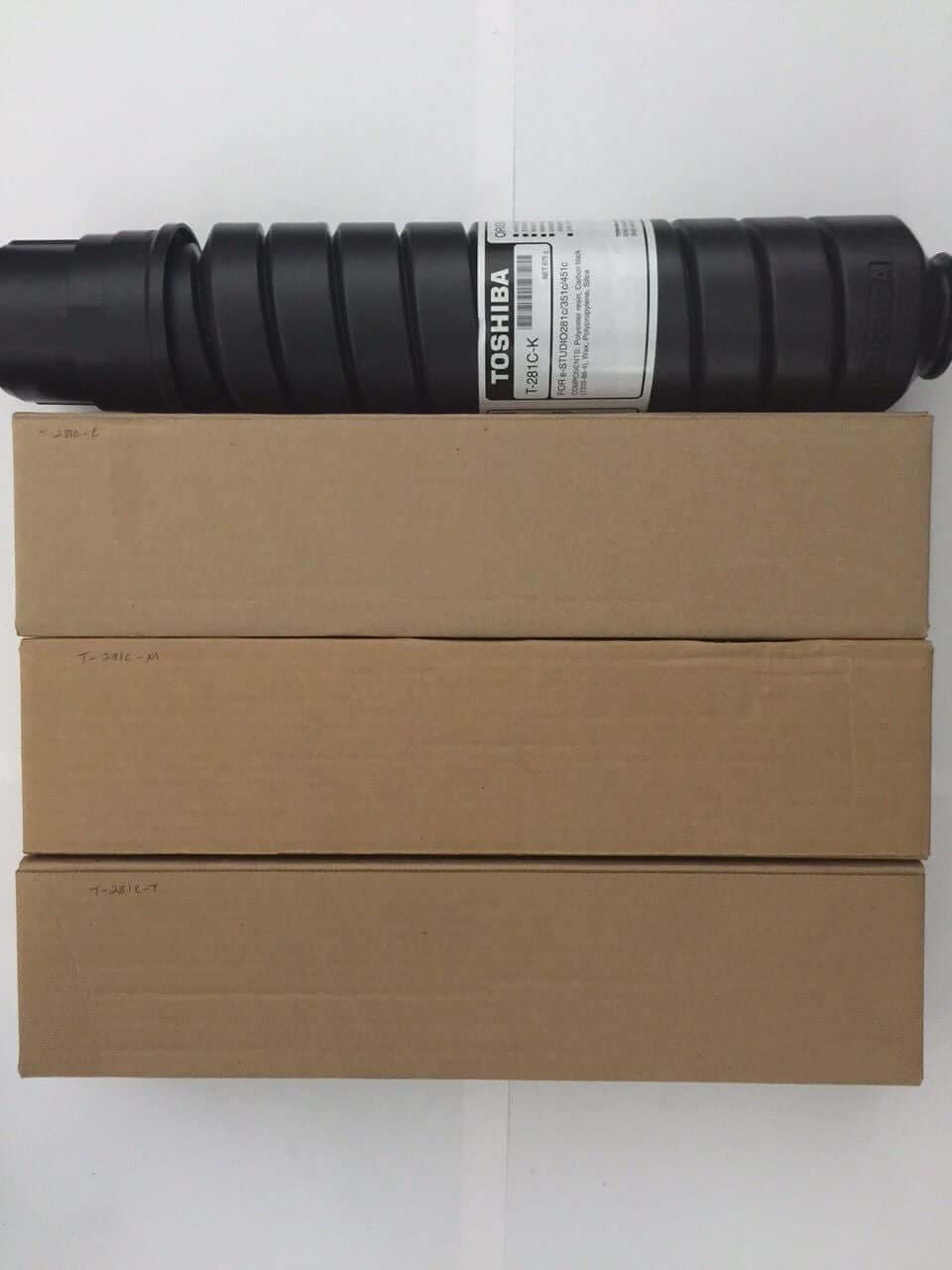 Genuine Toshiba T-281C-CMYK Toner Set for e-Studio 281C 351C 451C FedE