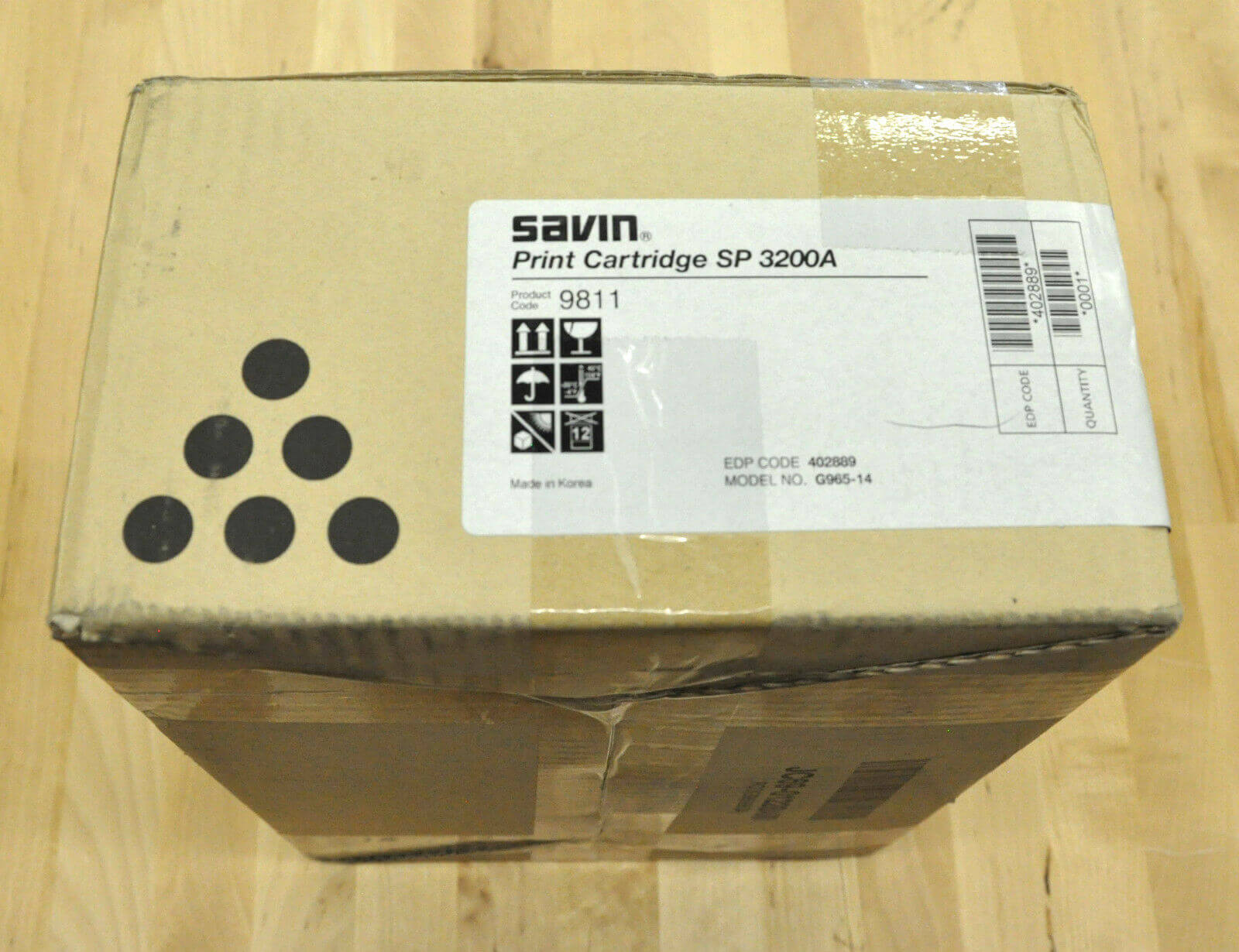 Genuine NEW Savin Print Cartridge SP 3200A EDP Code 402889 SAME DAY SHIPPING - copier-clearance-center