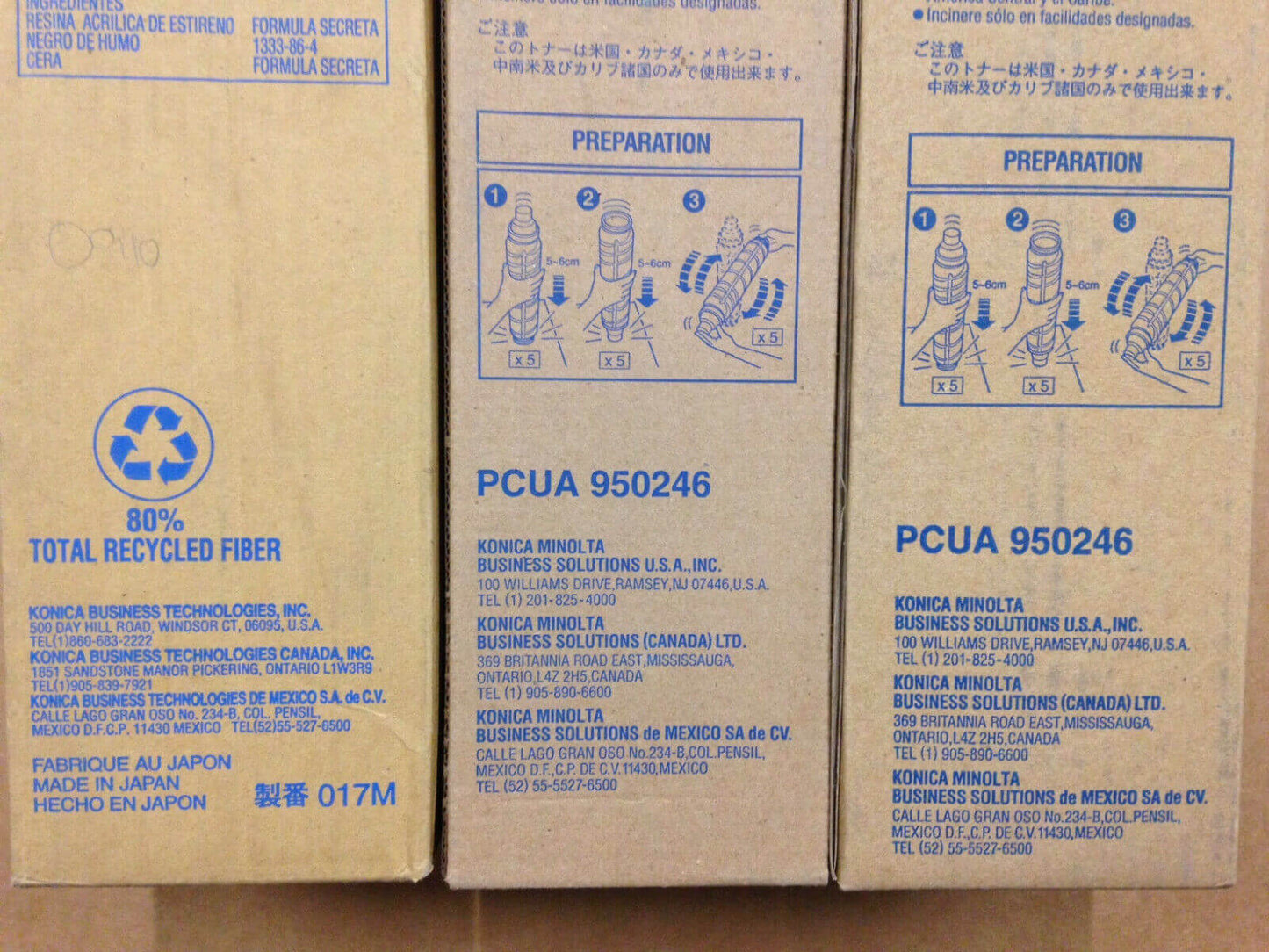 3pk Genuine Konica Minolta TN301K Black Toner 950246 (7130) SAME DAY SHIPPING - copier-clearance-center