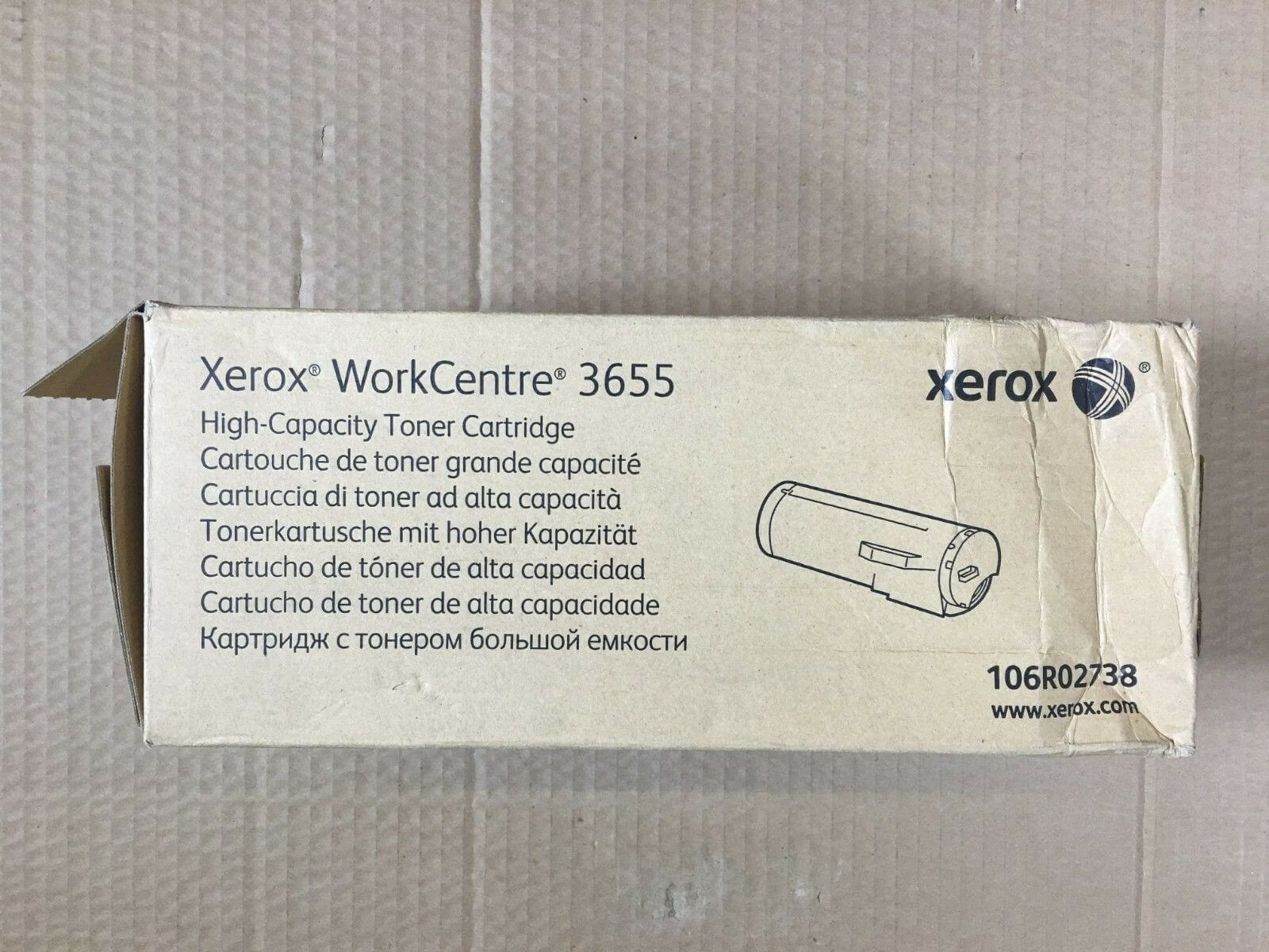 Open Box Xerox Phaser 3655 Black High Capacity Toner 106R02738 - FedEx 2Day Air! - copier-clearance-center