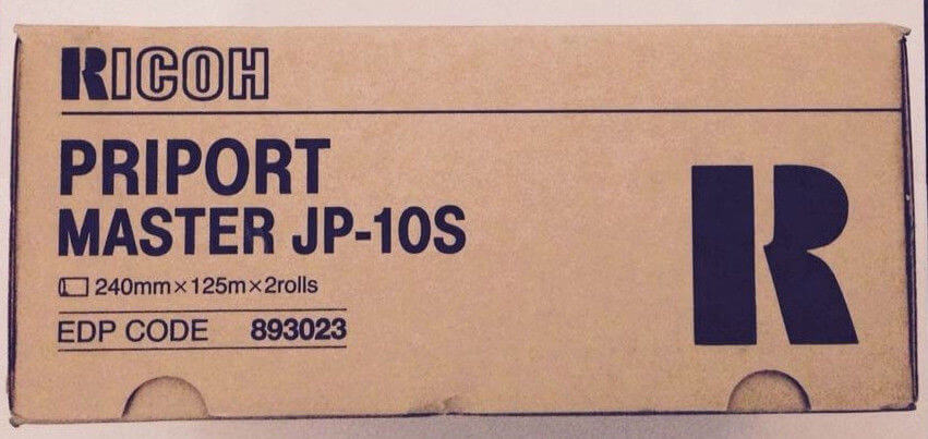 Ricoh Prioport Master JP-10S - 240mm x 125m x 3 Rolls EDP 893023 FedEx 2Day Air! - copier-clearance-center