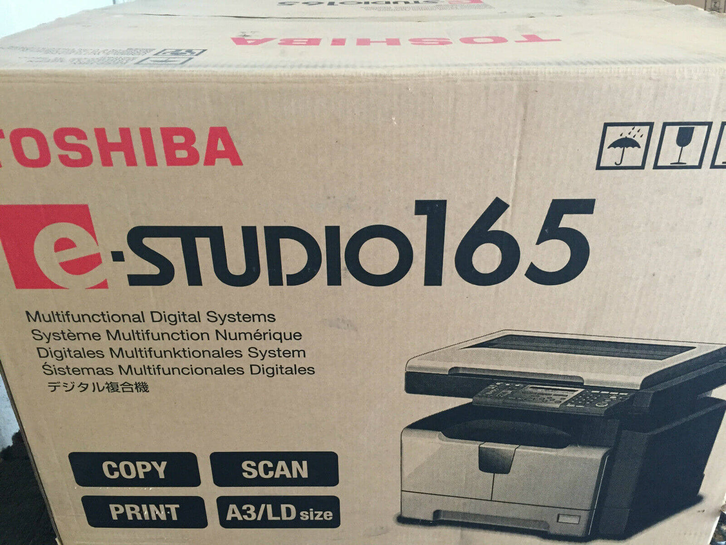 New Factory Sealed Toshiba E-studio 165 Copy Print Scan New in box NIB - copier-clearance-center