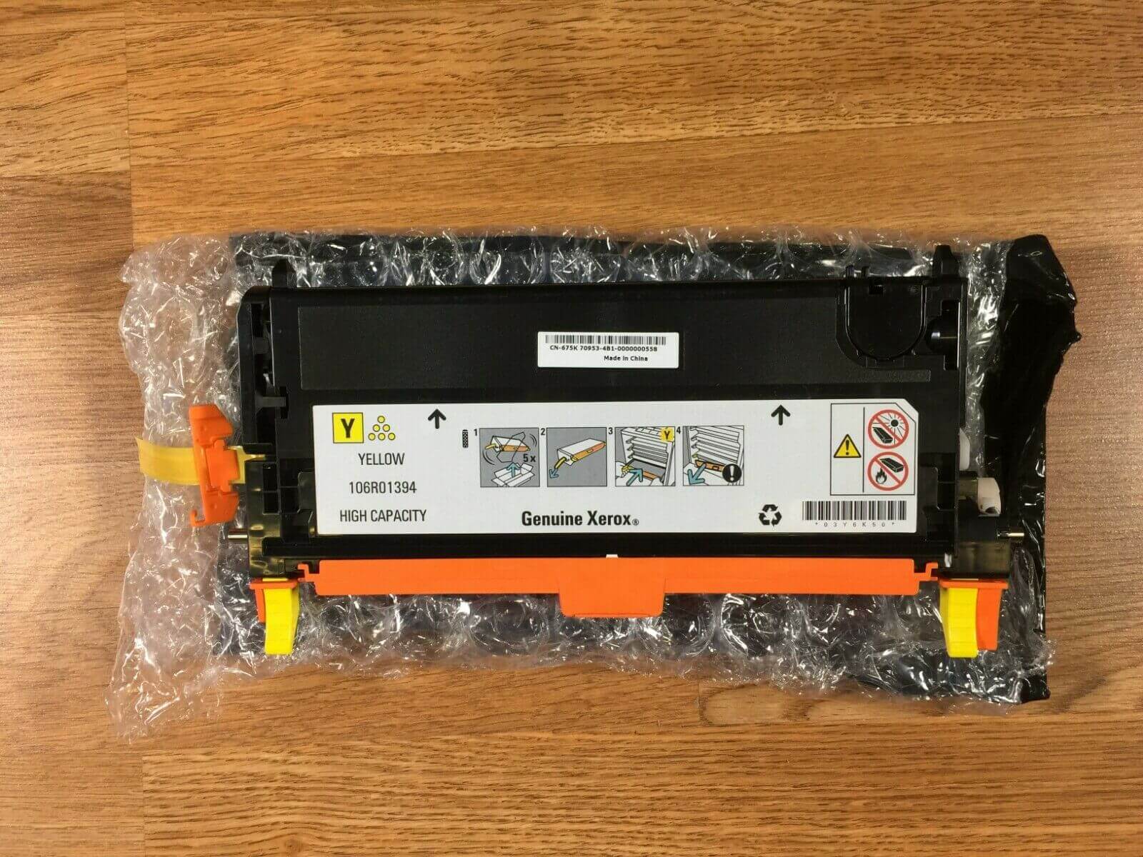 Genuine Xerox Phaser 6280 Yellow Toner 106R01394 - FedEx 2Day Air!! - copier-clearance-center